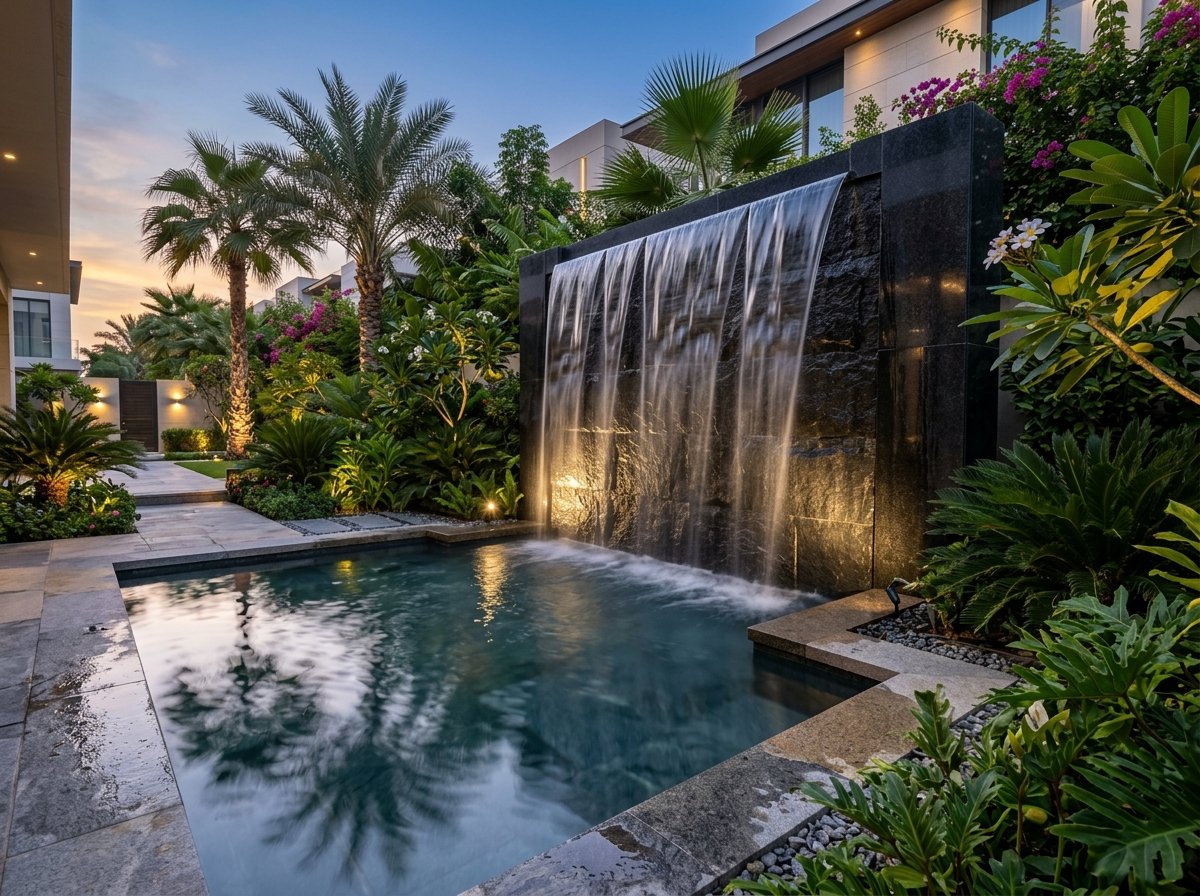Granite Water Wall Cascade